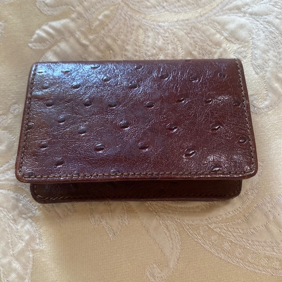 Like new! Vintage Giorgio Bernini ostrich wallet - Picture 1 of 6